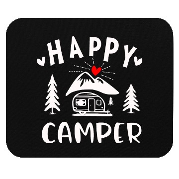 Discover Happy Camper, Camping Mouse Pads For Women Men Kids