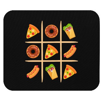 Discover Tic Tac Toe Pizza Wins Mouse Pads