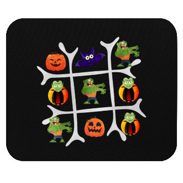 Discover Tic Tac Toe Zombie Wins Mouse Pads