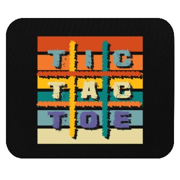 Discover Retro Tic Tac Toe Mouse Pads
