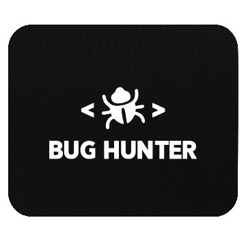 Discover Bug Hunter funny debugger Mouse Pads