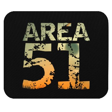 Discover Area 51 UFO Design Mouse Pads