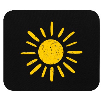 Discover Sun Sunshine Summer Sunny Grunge Mouse Pads