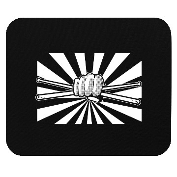 Discover Drummer Drumsticks Drummer Mouse Pads