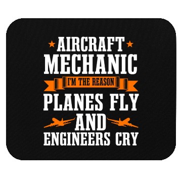 Discover Aircraft Mechanic Mouse Pads