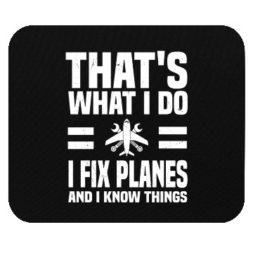 Discover Funny Aircraft Mechanic Quote Mouse Pads