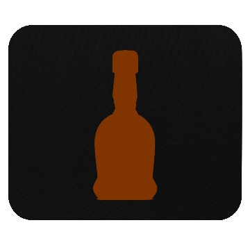 Discover Liquor Bottle Vector Single Color Mouse Pads