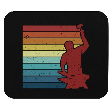 Discover Retro Hobby Legend Forging Anvil Professional Mouse Pads