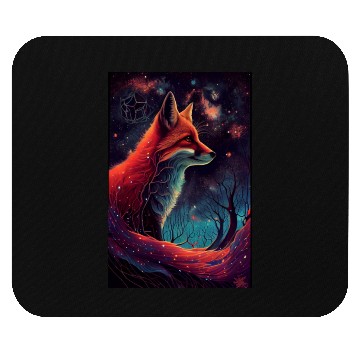 Discover Fox Galaxy Nature Mouse Pads