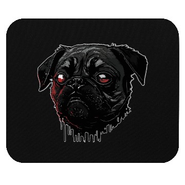 Discover scary Pug Mouse Pads