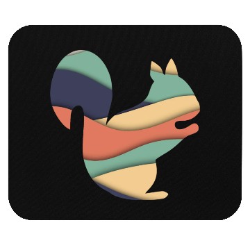 Discover Ochre Squirrel Mouse Pads