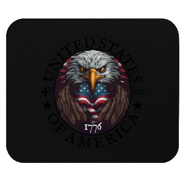 Discover Independence Day 4th of July Freedom Mouse Pads