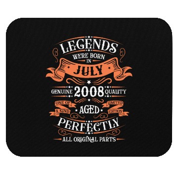 Discover July 2008 anniversary 2008 legends July Mouse Pads