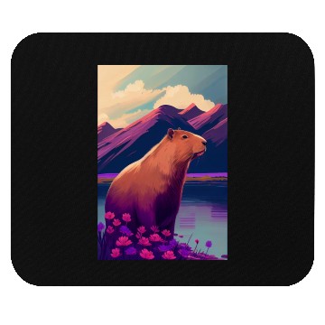 Discover Capybara Nature Capibara Mouse Pads