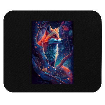 Discover Fox Galaxy Nature Mouse Pads