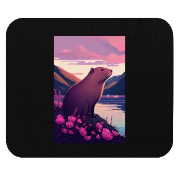 Discover Capybara Nature Capibara Mouse Pads
