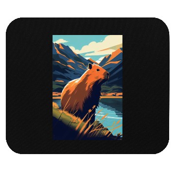 Discover Capybara Nature Capibara Mouse Pads