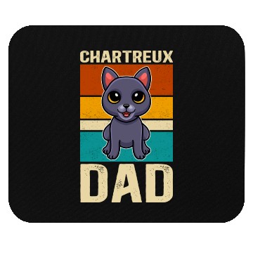 Discover Chartreux Dad Cat Owner Mouse Pads
