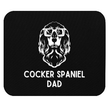 Discover Cocker Spaniel Dad Dog Lover Mouse Pads