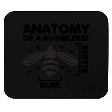 Discover Anatomy of a Bumblebee Bee Lover Gift Mouse Pads
