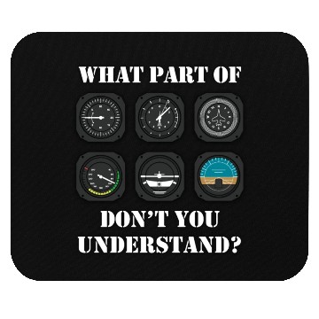 Discover Funny Pilot - Aviation Airline Pilot Instruments Mouse Pads