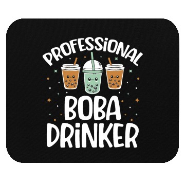 Discover Professional Boba Drinker Bubble Tea Lover Korean Mouse Pads