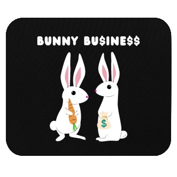 Discover Bunny Business Mouse Pads