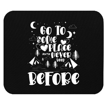 Discover Adventure Great Outdoors Traveller Venture Mouse Pads