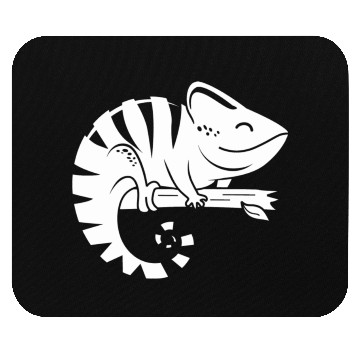 Discover Chubby Iguana Happy Lizard Lover Mouse Pads