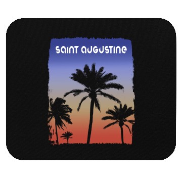 Discover Saint Augustine Florida Sunset Vacation Souvenir Mouse Pads