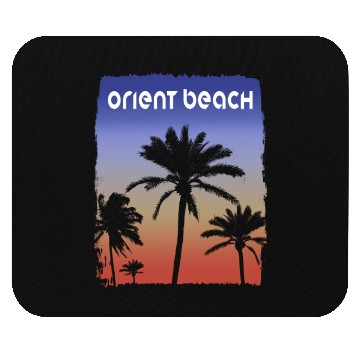 Discover Orient Beach Saint Martin Sunset Vacation Mouse Pads