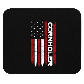 Discover Cornhole Usa Flag Cornholer Bean Bag Game Mouse Pads