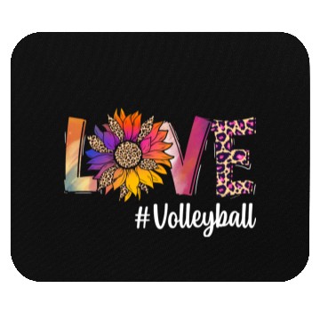 Discover Love Volleyball Mouse Pads