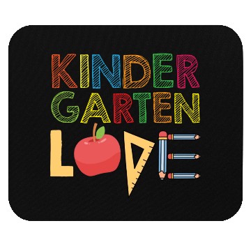 Discover Kindergarten Love Teacher student Classroom Tools Mouse Pads