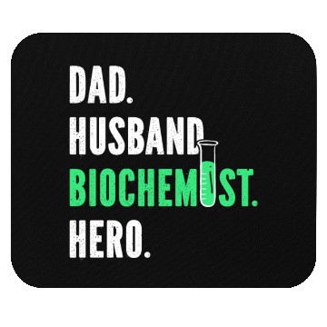 Discover Biochemist Biochemistry Funny Science Teacher Dad Mouse Pads