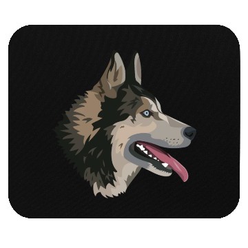 Discover husky dog Mouse Pads