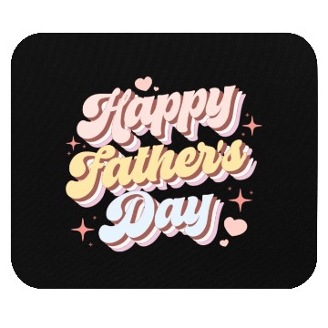 Discover Groovy Happy Father's Day Mouse Pads
