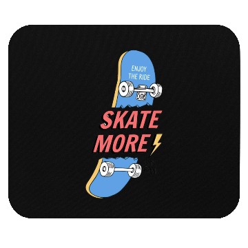 Discover Blue Skate Mouse Pads, bags, hats, mugs, sticker