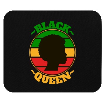 Discover Black African Queen Mouse Pads