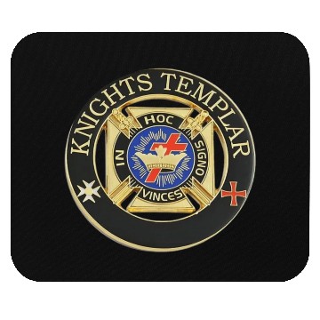 Discover Knights templar in hoc signo vinces Mouse Pads