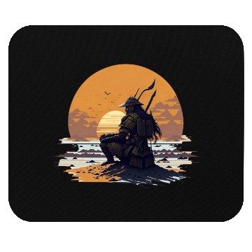Discover Samurai Sunrise Mouse Pads