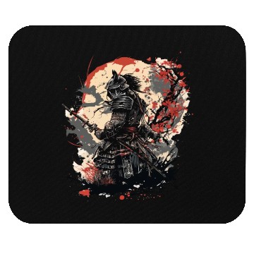 Discover Samurai Warrior with Katana Mouse Pads