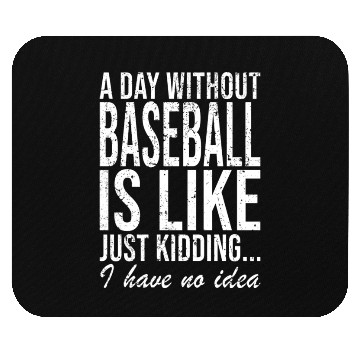 Discover Baseball Pitcher Catcher Saying Gift Mouse Pads