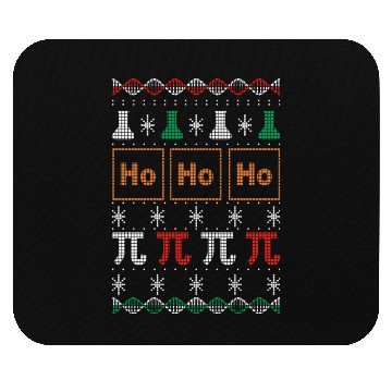 Discover Chemistry Laboratory Science Ugly Christmas Mouse Pads