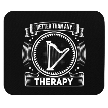 Discover Funny Harp Player Harp Saying Mouse Pads