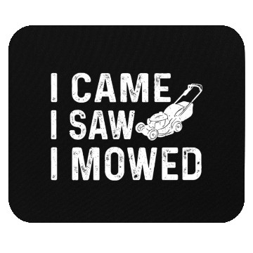Discover Great Lawn Mower Costume Cutting Grass Mouse Pads
