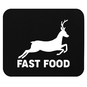 Discover Fast Food Funny Deer Hunting 1 Mouse Pads