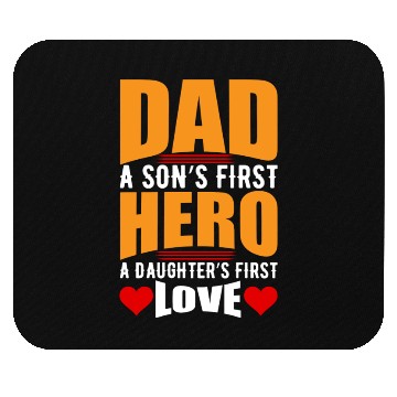 Discover Dad Son And Daughter Mouse Pads