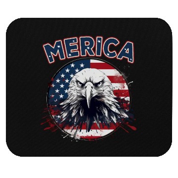 Discover USA Independence Day 4th of July Labor Day Mouse Pads