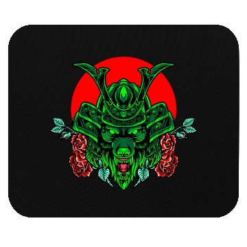 Discover Dangerous lover wolf Mouse Pads